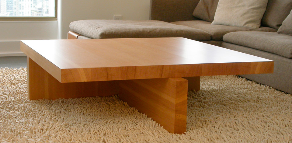 <p>Keel Square</p><p>200</p><p>Designed as coffee table, Keel Square is made with 2-1/2'' thick solid vertical-grain Douglas fir, hemlock, or hardwoods.</p><p>Shown here in lake-salvaged vertical grain Douglas fir, with a natural finish.</p><p>Height 13'' Width 44'' Depth 44''</p>